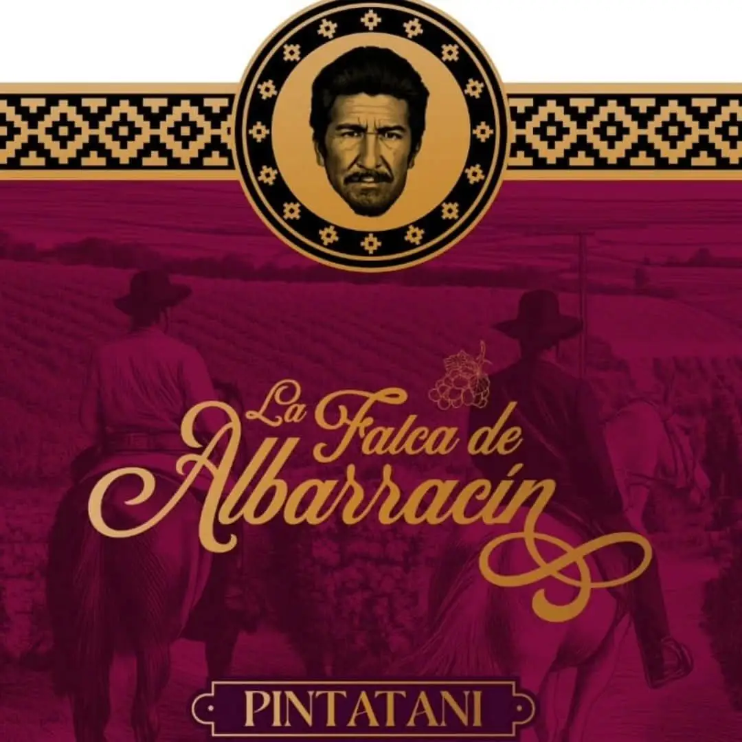 Arte de la etiqueta La Falca de Albarracín Pintatani